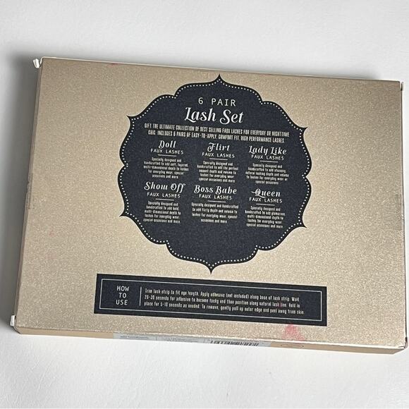 Makeup Beauty Assorted Styles   Six Pairs Lash Set Kit   New in Box - Picture 7 of 10